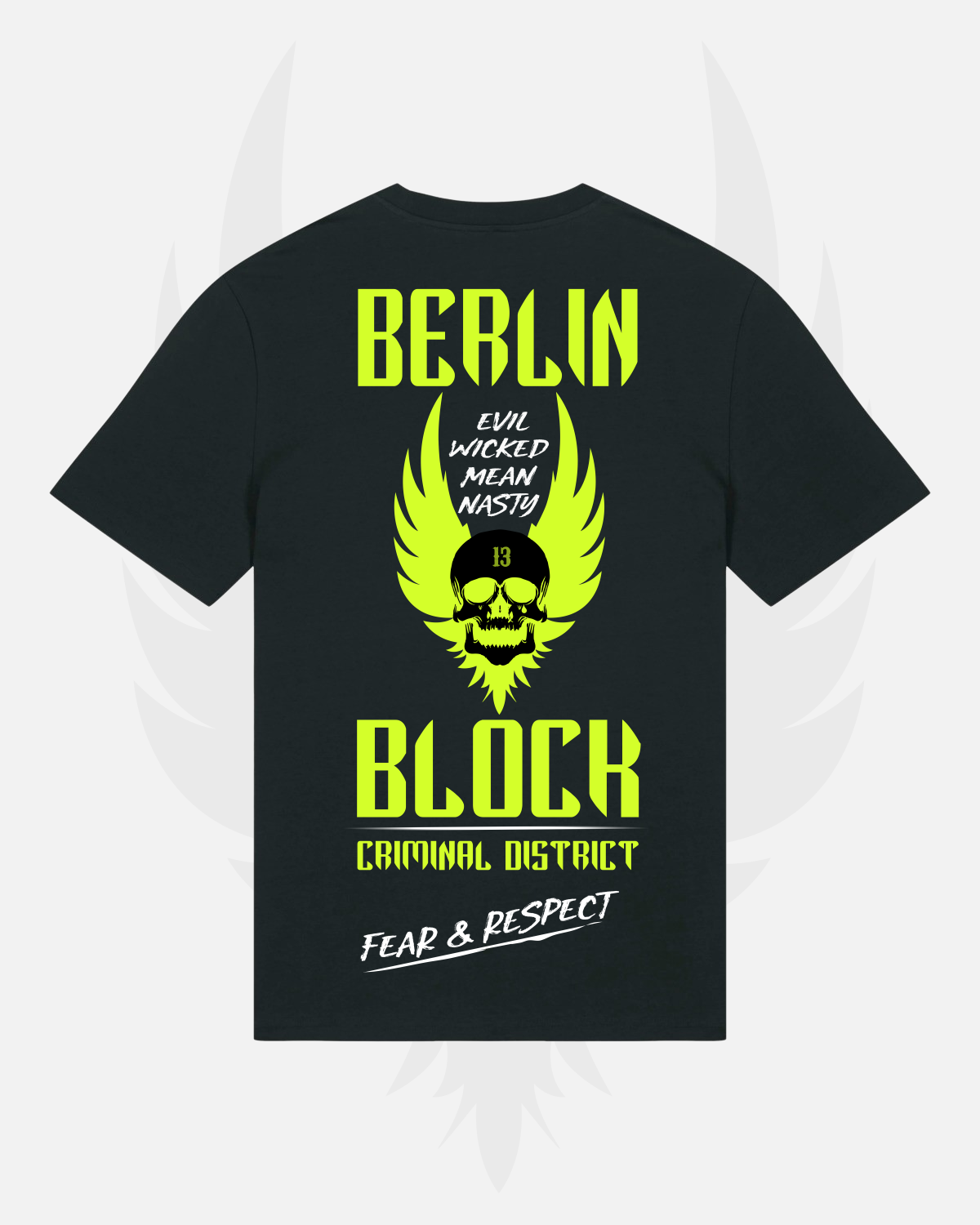 Men's / Unisex T-Shirt 'BerlinBlock13 - Fear&Respect'