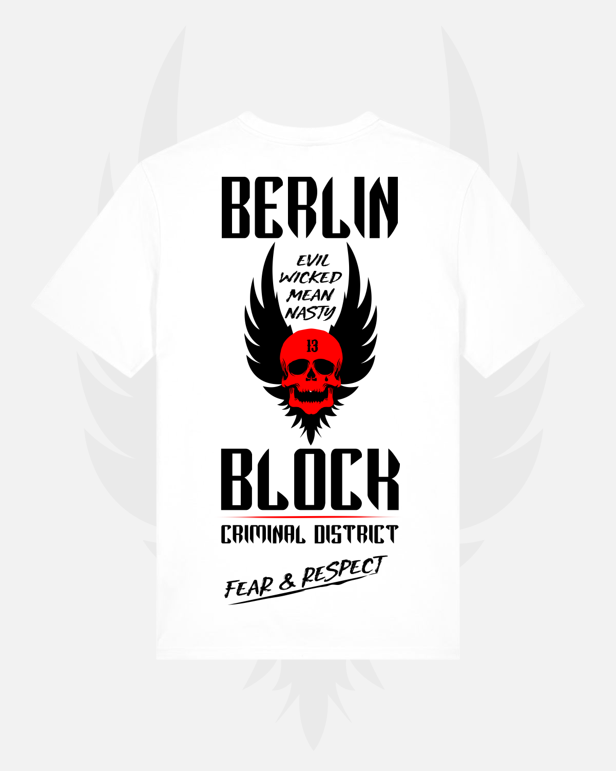 Men's / Unisex T-Shirt 'BerlinBlock13 - Fear&Respect'