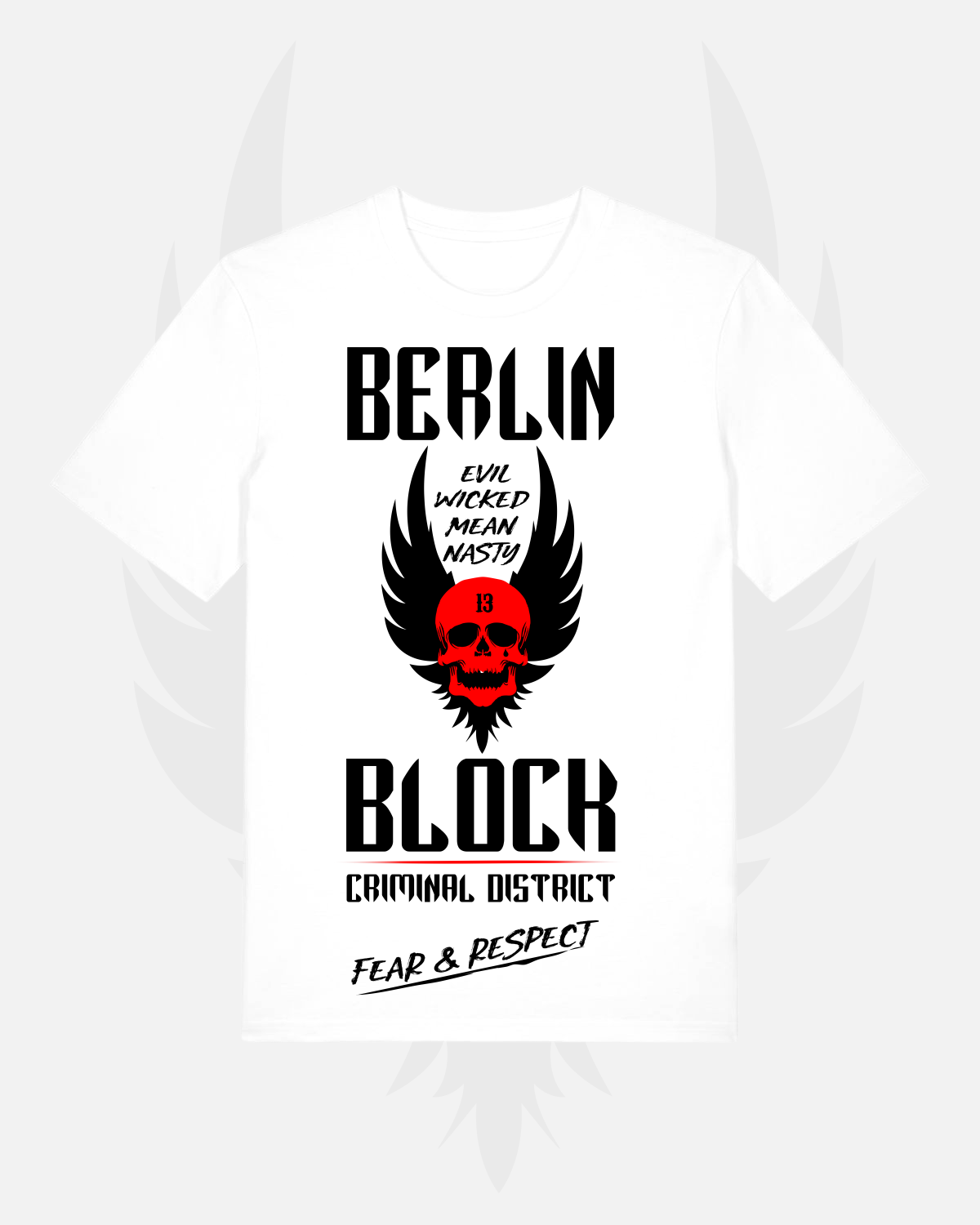 Men's / Unisex T-Shirt 'BerlinBlock13 - Fear&Respect'