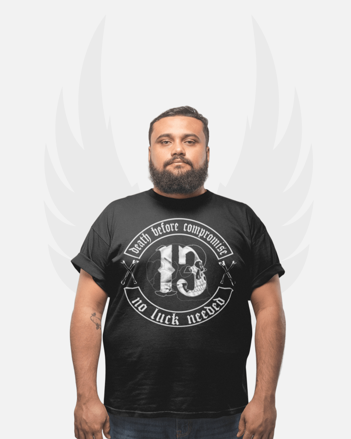 Men's / Unisex T-Shirt '13 No Luck Needed'