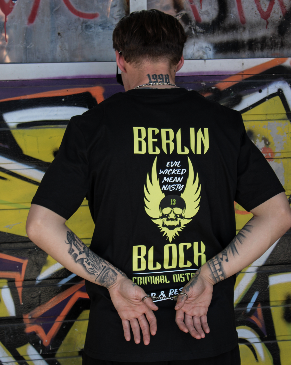 Men's / Unisex T-Shirt 'BerlinBlock13 - Fear&Respect'