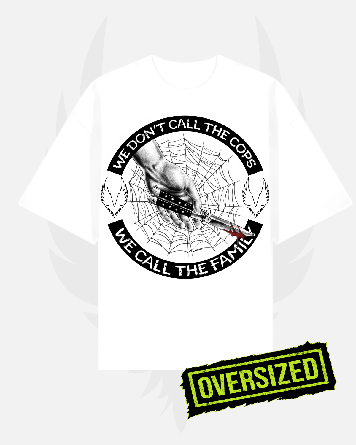 Men's / Unisex Oversized T-Shirt 'No Cops'