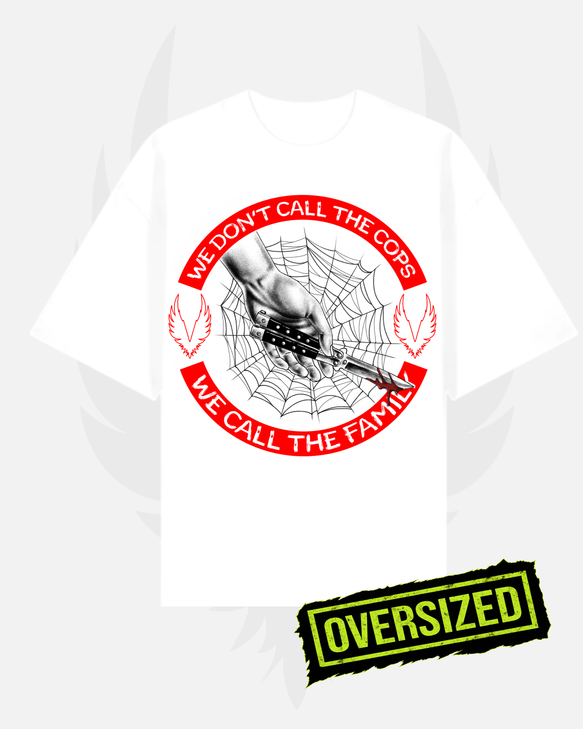 Men's / Unisex Oversized T-Shirt 'No Cops'
